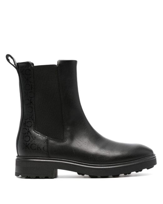 Calvin Klein Cleat 40mm leather boots