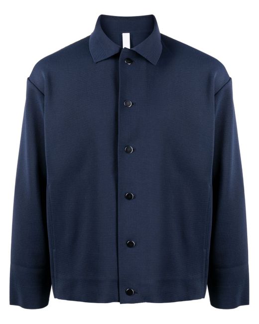 Cfcl fine-ribbed button-up shirt jacket