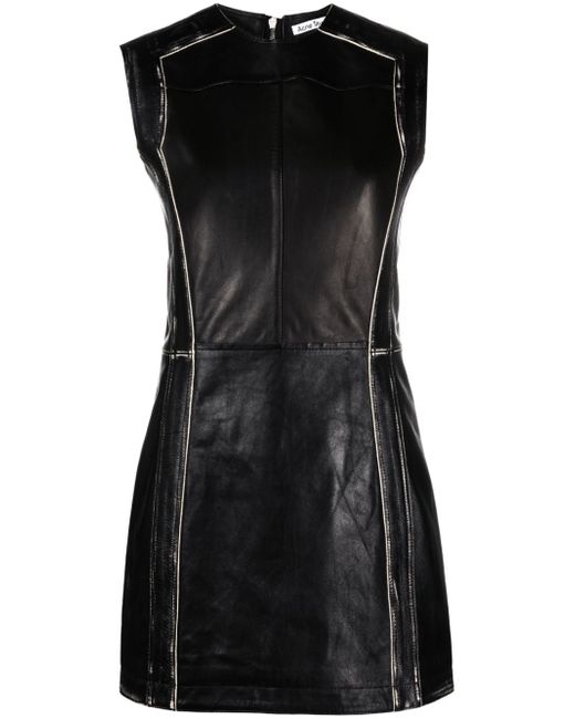 Acne Studios sleeveless leather minidress