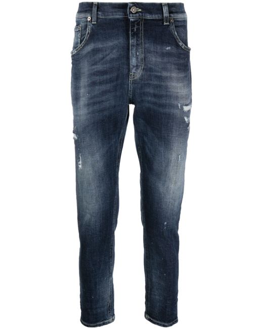 Dondup distressed straight-leg jeans