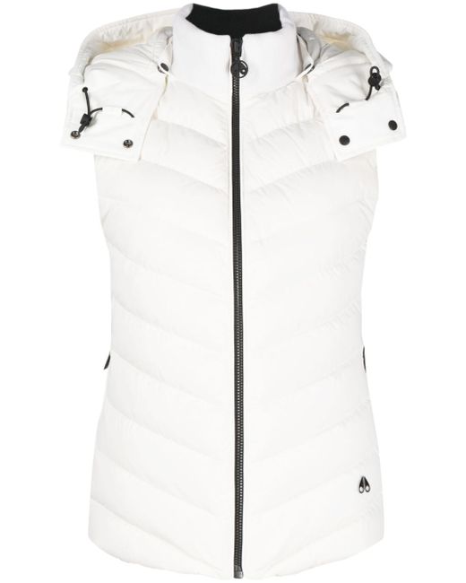 Moose Knuckles hooded quilted gilet