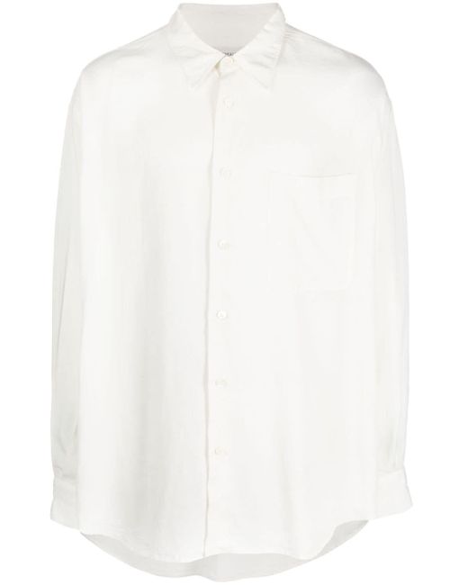 Lemaire pointed-collar shirt