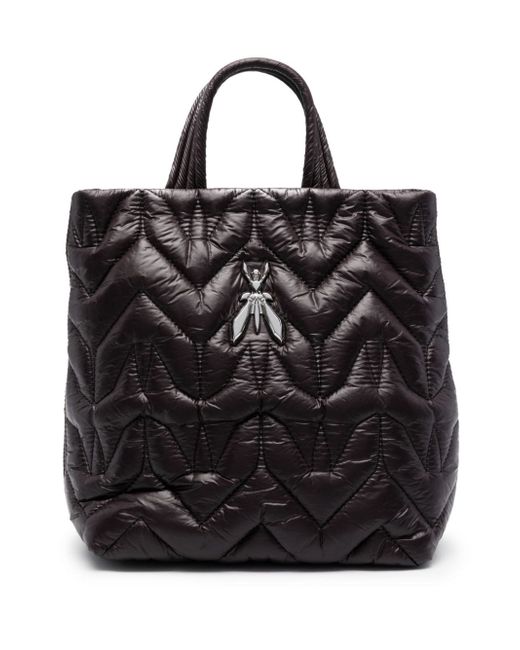 Patrizia Pepe Fly-plaque quilted backpack