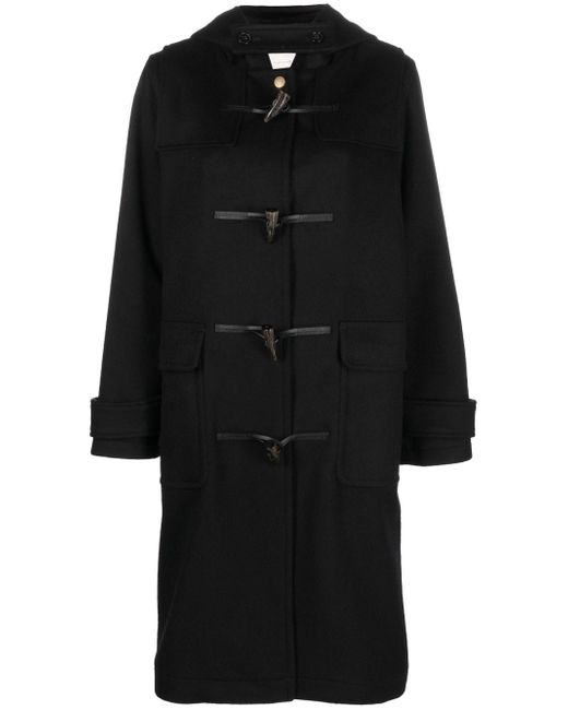 Mackintosh single-breasted toggle-fastening coat