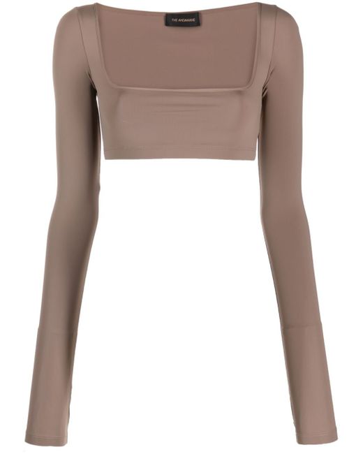 The Andamane square-neck cropped top