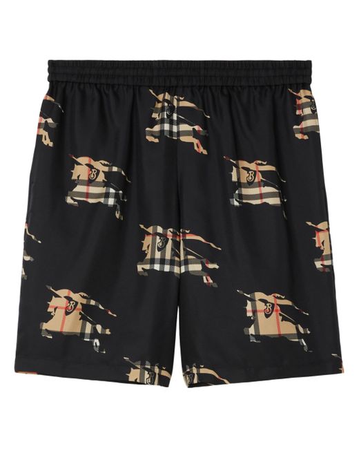 Burberry EKD-print elasticated shorts