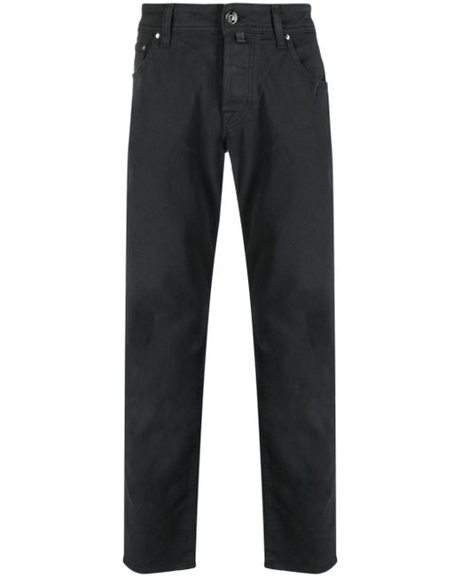Jacob Cohёn low-rise stretch-cotton tapered trousers