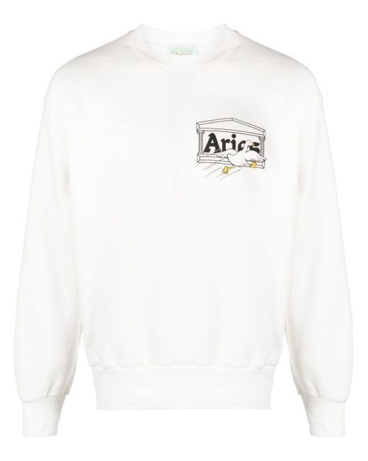 Aries logo-print sweatshirt