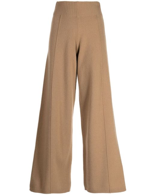 Pringle Of Scotland knitted wide-leg trousers