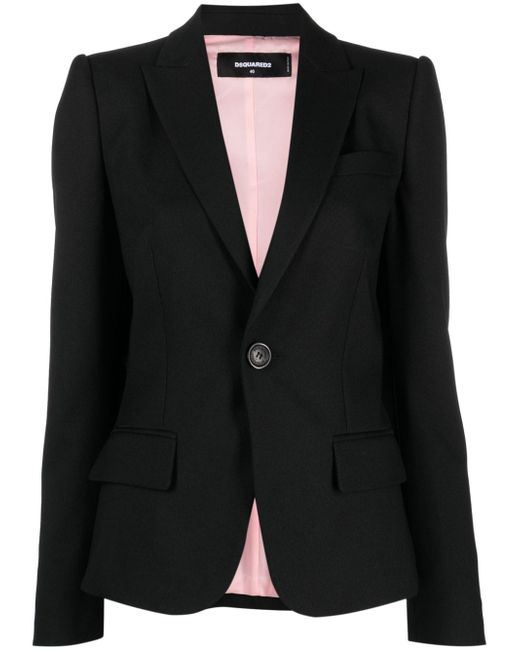 Dsquared2 single-breasted long-sleeve blazer