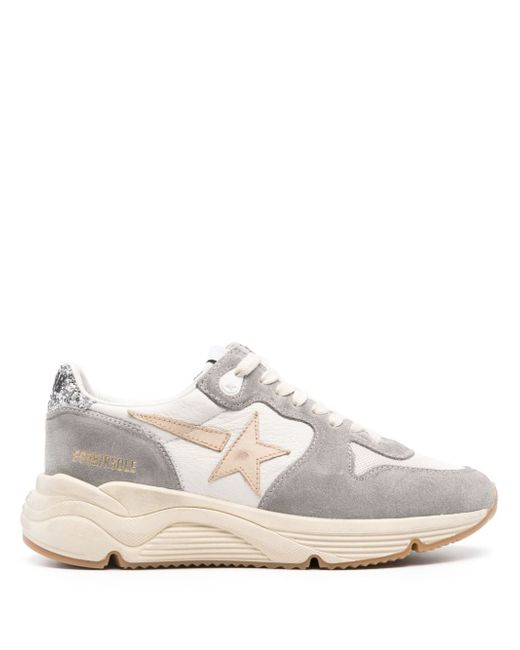 Golden Goose Running Sole panelled sneakers