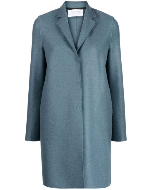 Harris Wharf London Cocoon single-breasted wool coat