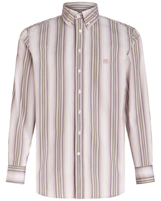 Etro stripe-print button-down shirt