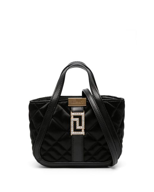 Versace Greca Goddess quilted tote bag
