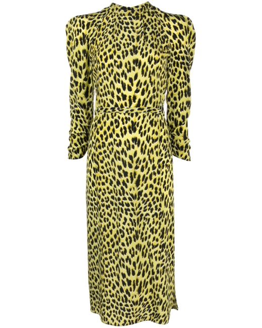 Zadig & Voltaire Racyl leopard-print midi dress