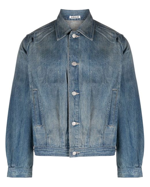 Auralee button-up jeans jacket