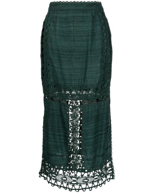 Ulla Johnson high-waisted lace skirt