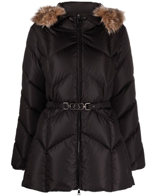 Moncler Loriot belted puffer jacket