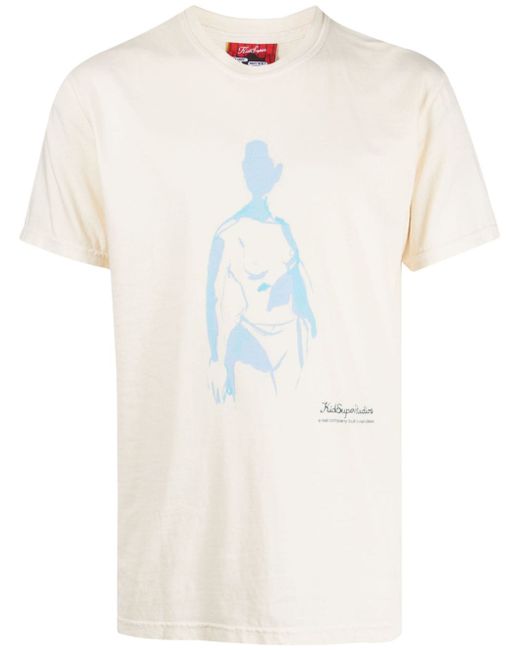 KidSuper Painted Man graphic-print T-shirt