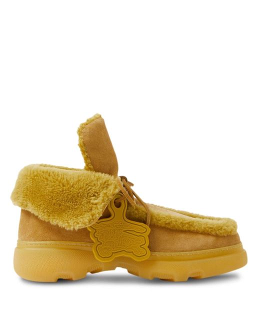 Burberry Creeper shearling boots