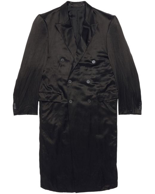 Balenciaga Steroid mirror-satin coat