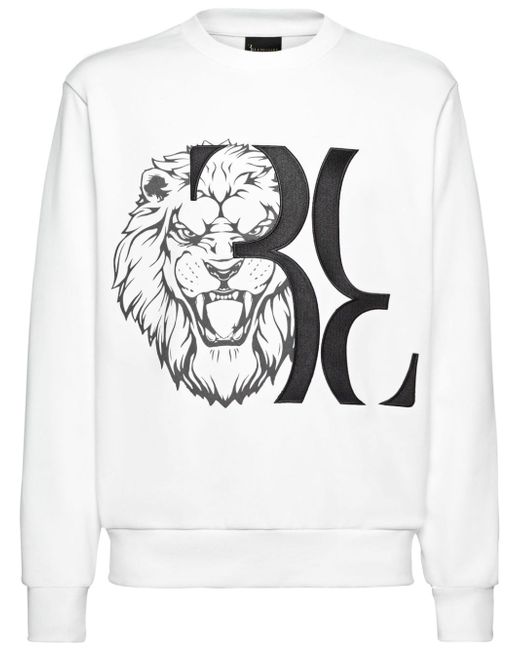 Billionaire lion-print sweatshirt
