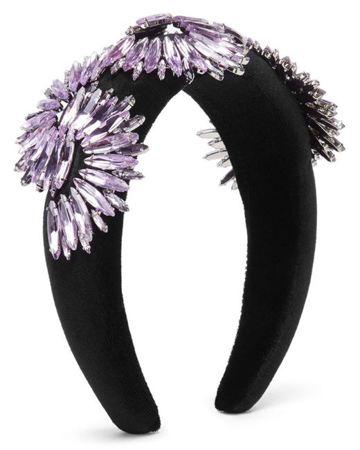 Philipp Plein Hair Band Stones crystal-embellished headband
