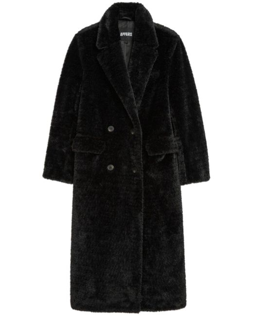 Apparis Astrid faux-fur double-breasted coat