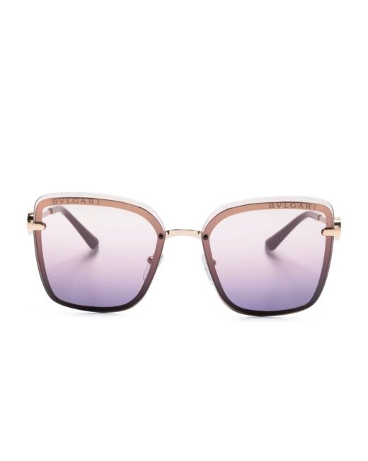 Bvlgari gradient square-frame sunglasses