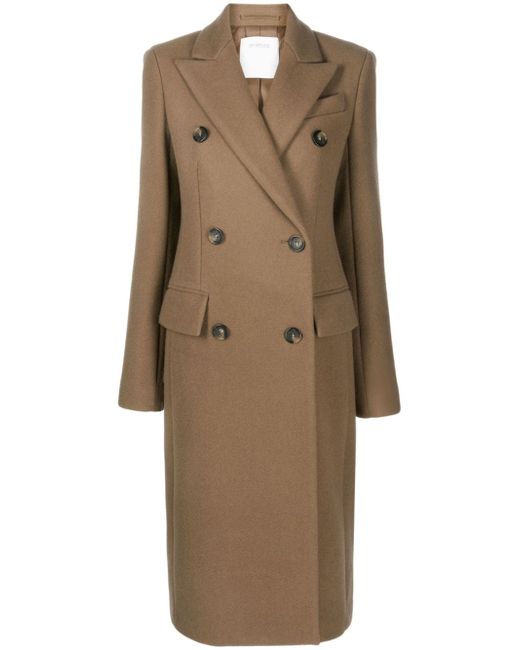 Sportmax double-breasted wool-cashmere coat