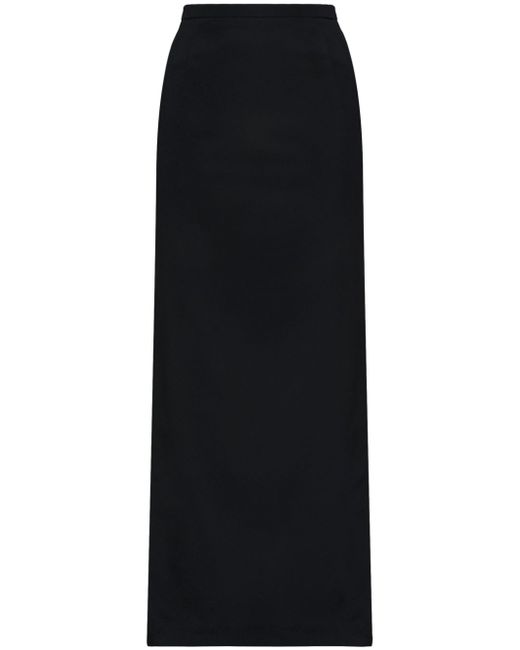 Dolce & Gabbana high-slitted cady maxi skirt
