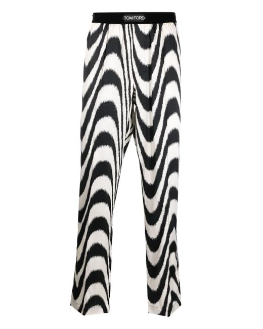 Tom Ford abstract-print trousers