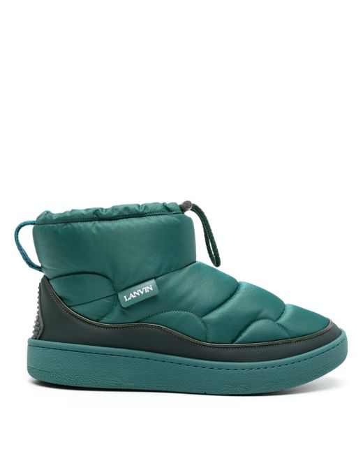 Lanvin quilted drawstring-ankle boots