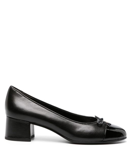 Tory Burch 50mm bow-detail leather loafers
