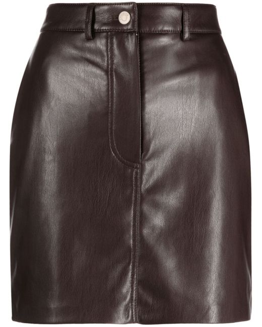 Nanushka Okobor faux-leather miniskirt