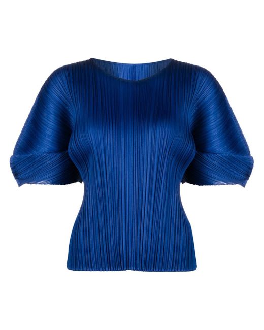 Pleats Please By Issey Miyake Monthly Colors August plissé blouse
