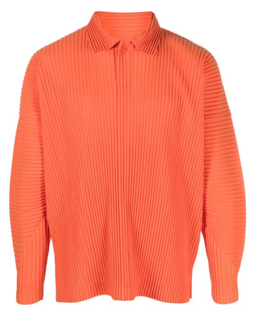 Homme Pliss Issey Miyake MC August button-up shirt