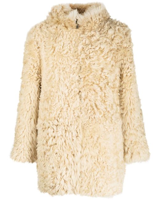 Erl faux-fur hooded coat