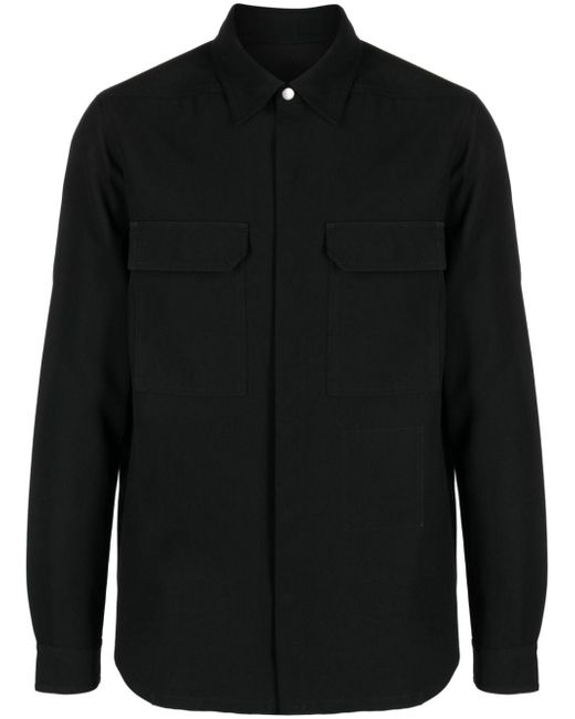 Rick Owens Luxor twill shirt jacket
