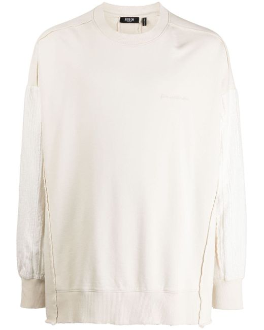Five Cm distressed-effect cotton sweatshirt