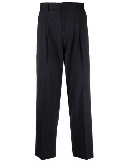 Costumein mid-rise straight-leg cropped trousers