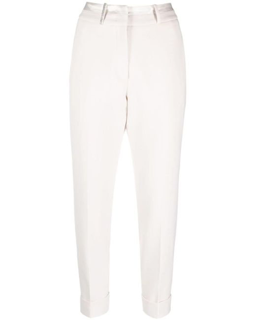 Peserico tapered-leg cropped trousers