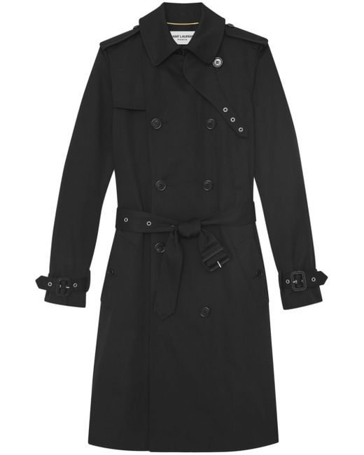 Saint Laurent double-breasted trench coat