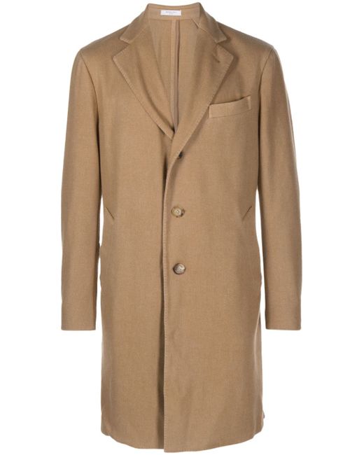Boglioli single-breasted virgin wool coat