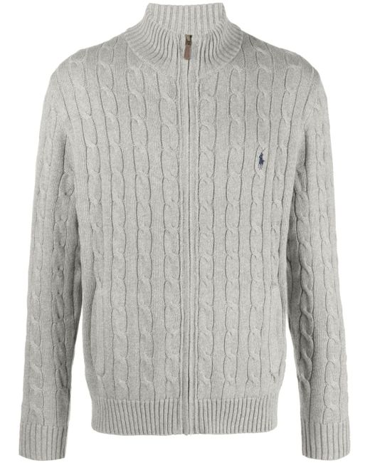 Polo Ralph Lauren Polo Pony-motif cable-knit cardigan