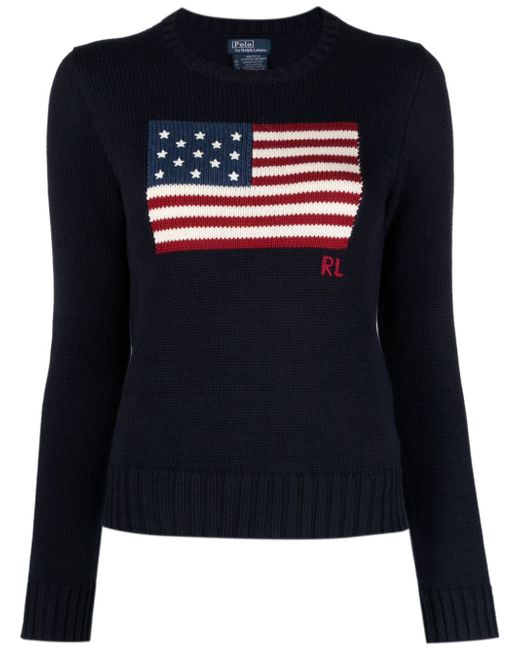 Polo Ralph Lauren graphic-print jumper