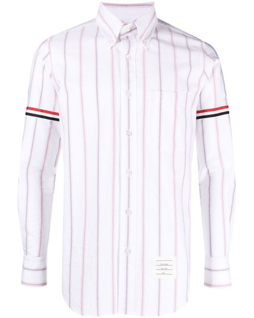 Thom Browne vertical-stripe pattern shirt