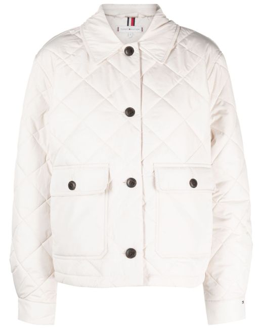 Tommy Hilfiger padded diamond-quilted jacket