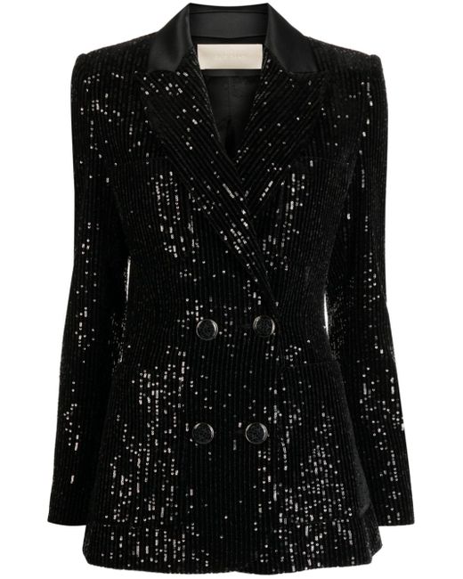Elie Saab sequinned double-breasted blazer
