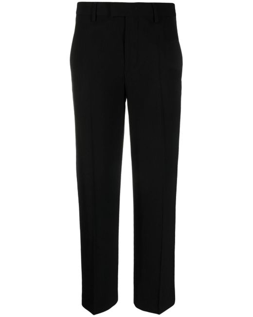 Ann Demeulemeester cropped cotton trousers